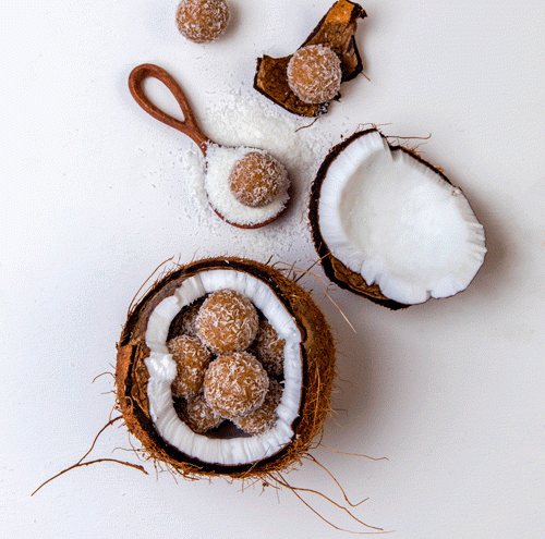 Lemon and Coconut Protein Balls