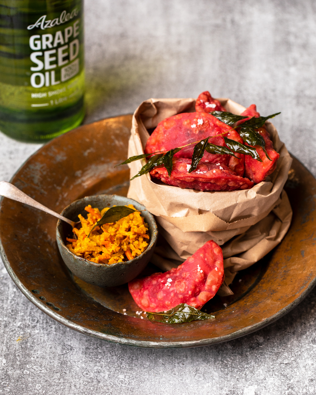 Beetroot Samosa - AZALEA