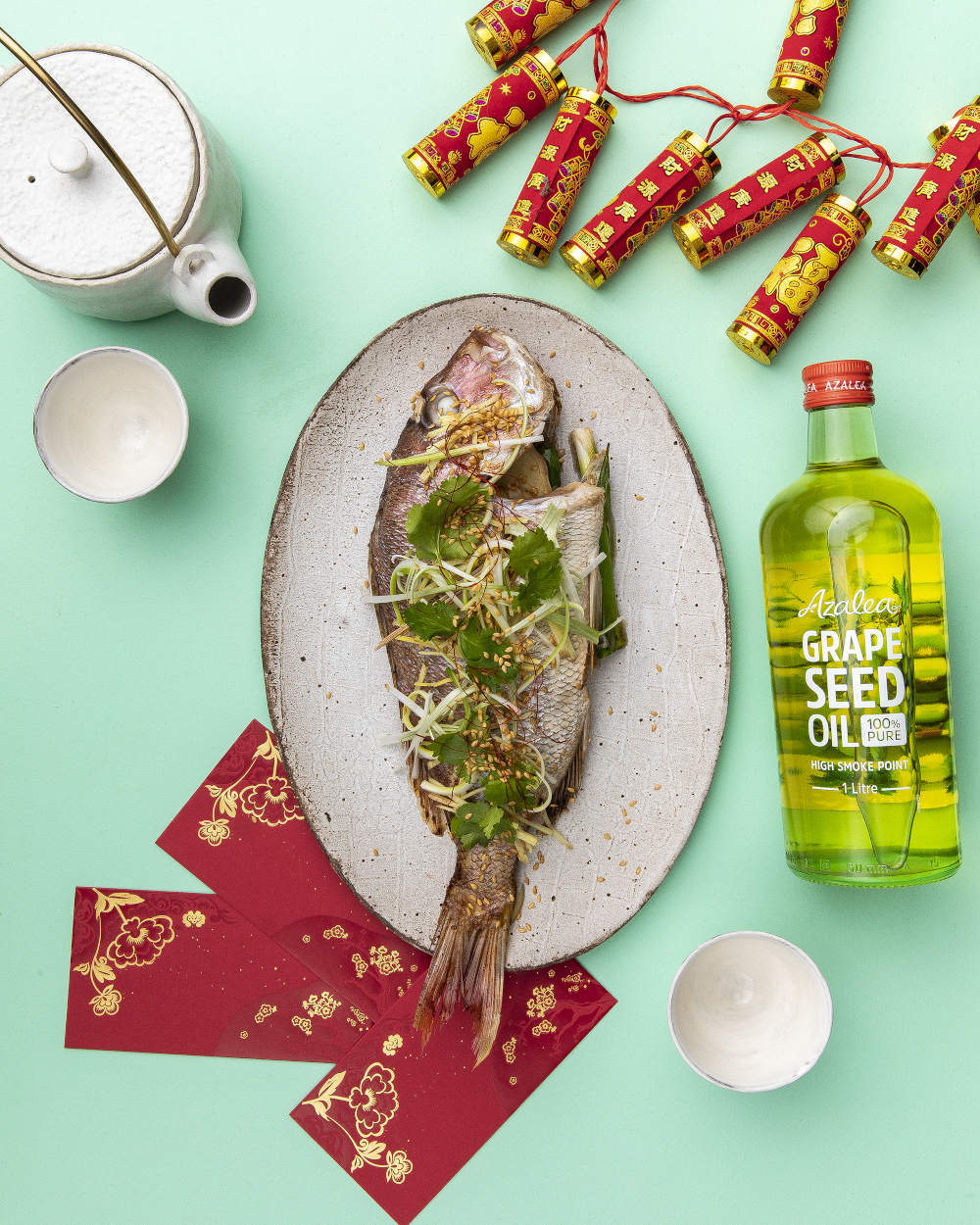 Ginger, Garlic and Soy Roast Snapper - AZALEA