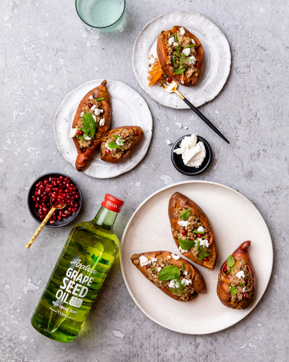 Stuffed Roast Sweet Potatoes AZALEA