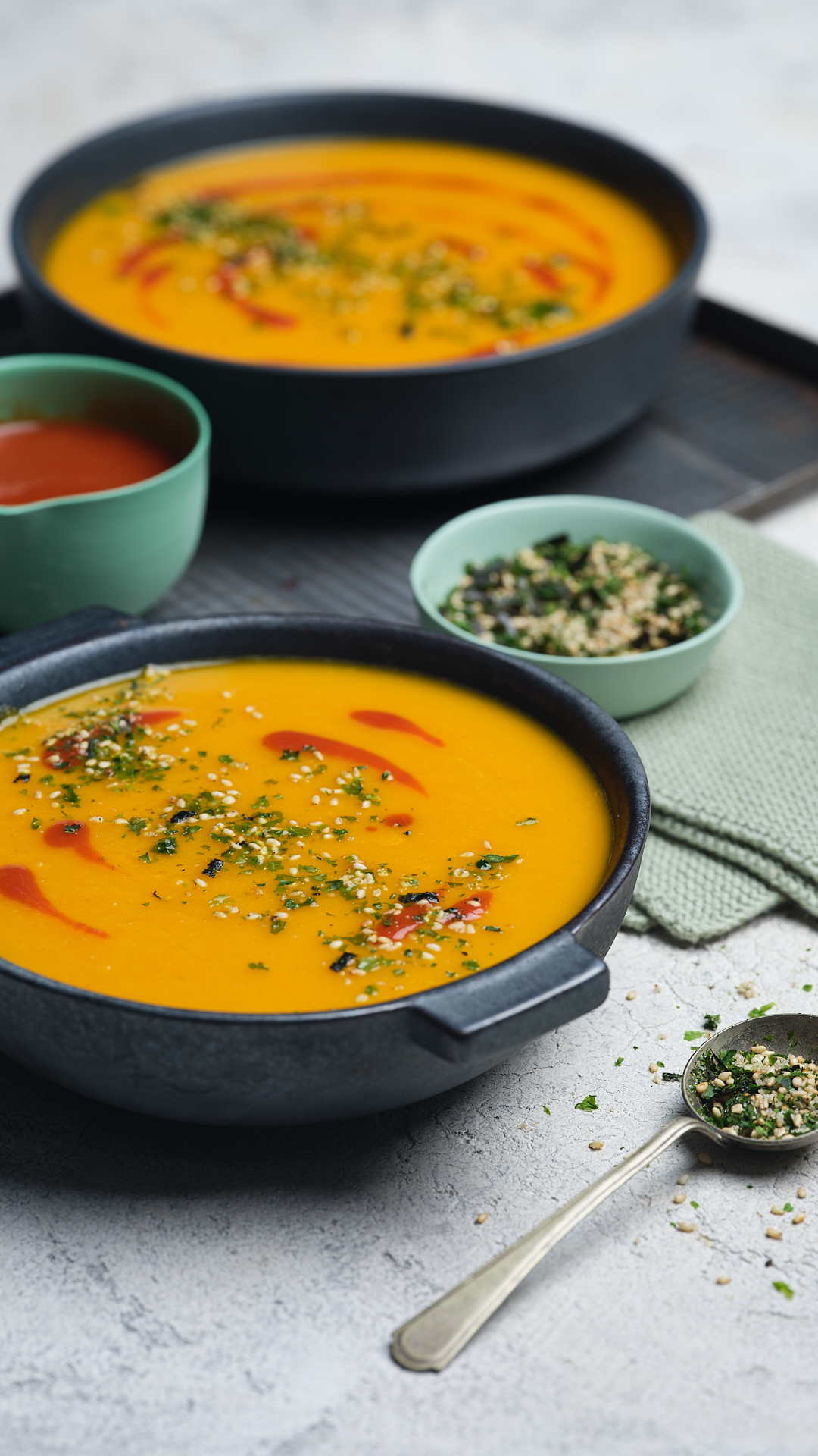 Miso Roast Carrot Soup - AZALEA